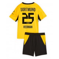 Borussia Dortmund Joey Veerman #25 Koti Peliasu Lasten 2026-27 Lyhythihainen (+ Lyhyet housut)